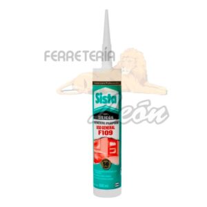 Silicon sista F109 uso gral 300ml negro