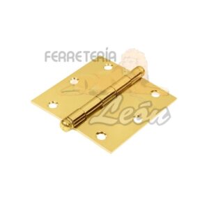 Bisagra hermex latonada BC-301R de 3"