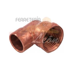 Codo pipa nacobre de 13mm
