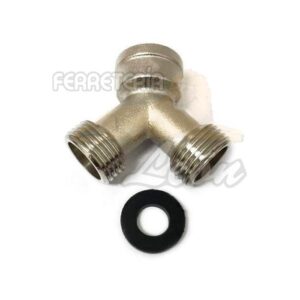 Adaptador cnx bronce tipo "Y"
