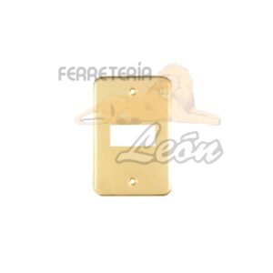 Placa montana aluminio 1unidad #1406