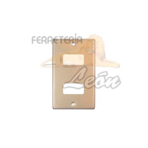 Placa montana aluminio 2 unidades #1407