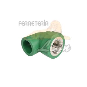 Codo PPR 90 rosc hembra 20mm x 1/2 iusa cod.616347 (54 pzas)