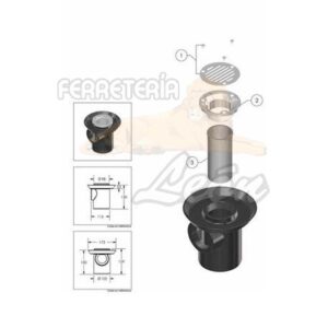 Contra rejilla 124 R281181