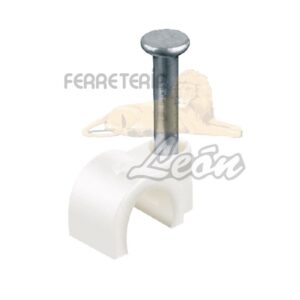 Grapa aksi 116152 p/cable redondo de 6mm